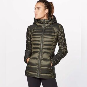 Lululemon // Down For It Jacket // Dark Olive